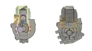 Engine Animation (Autodesk Fusion 360)