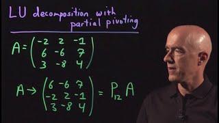 LU Decomposition with Partial Pivoting | Lecture 26 | Numerical Methods for Engineers