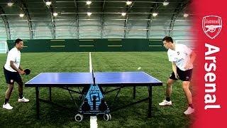 Wojciech Szczesny vs Alex Oxlade-Chamberlain: Extreme table tennis