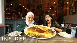 How To Eat Ethiopian Injera