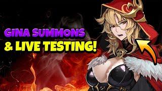 BRAND NEW UPDATE! GINA SUMMONS AND TESTING! [Solo Leveling: Arise]