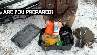 Winter Vehicle Emergency Kit- A Must Have For Roadside Emergencies