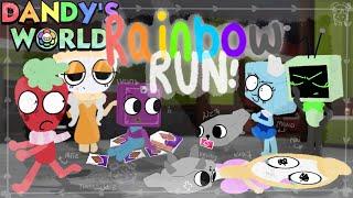 We did a Dandys World RAINBOW RUN challenge…