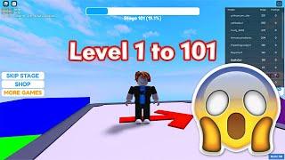 I passed 101 Parkour Levels in Roblox (oMega Obby)