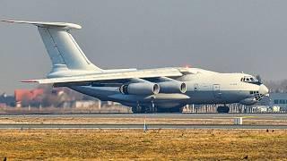  ILYUSHIN IL-76TD Loud & Bouncy LANDING at Belgrade Airport | Royal Jordanian Air Force