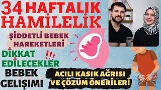 34 Haftalık Gebelik Döneminde Neler Oluyor ? w/ @RabiaSAHIN