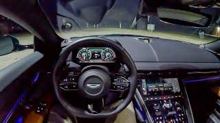 2024 Aston Martin DB12 - POV Night Drive (Binaural Audio)