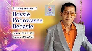 Celebrating The Life Of Boysie Poonwasee Bedasie