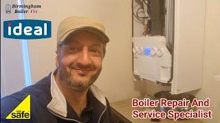 Birmingham UK boiler fix ideal logic faulty expansion vessel and PRV repair and changed parts