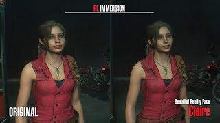 Resident Evil 2 Remake - Beautiful Reality Face - Claire