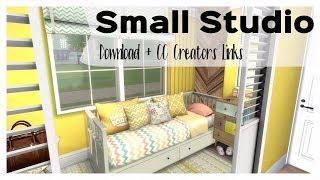 Sims 4 - Small Studio (Download + CC Links Creators) Part1