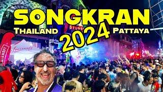 Thailand - Songkran 2024 "Waterfights in Pattaya" #travel #thailand #pattaya #beach #party #songkran