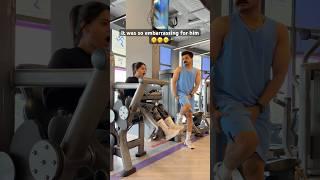 It was so embarrassing  #gym #gymgirl #funny #memes #comedy #trending #ytshorts #fitness #couple