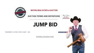 Jump bid or increase the bid increment at a real estate auction … Myers Jackson Auctioneers says …