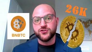  Bitcoin to crash to $26k Alfonso Peccatiello  - BNBTC 21 M. Buy early now