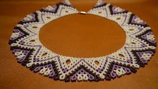 Necklace of beads "Grace".  Beadwork.  Master class