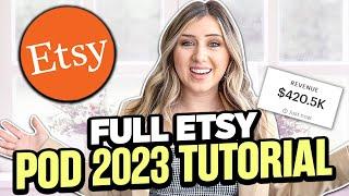 FULL Etsy & Print on Demand Printify 2023 2024 Tutorial