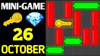 26th October Hamster Kombat Daily Mini-Game Puzzle Solved #hamstercombat #minigame