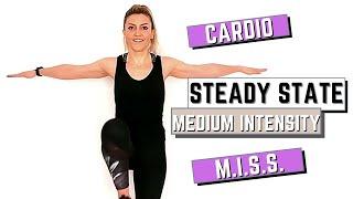 1 HOUR MISS CARDIO MASHUPModerate Intensity Steady State CardioEASY Home Workout for Weight Loss