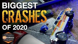 Worst Crashes of 2020 | 3DBotMaker Diecast Car Racing League