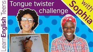 Tongue twister challenge