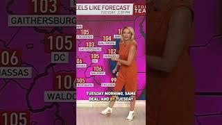 Extreme heat and 100-degree temps grip DC area  NBC4 Washington