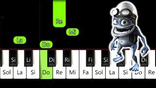 Crazy Frog de Alex F  TUTORIAL LENTO de la mejor parte | Piano Facil | Teclado con Notas