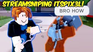 TROLLING @ItsP1X3L LIVE on STREAM... | Roblox Jailbreak