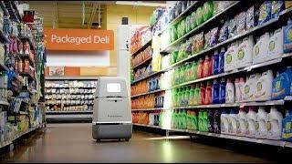 Robot that works at walmart / Video CC  by Kris Occhipinti youtube channel