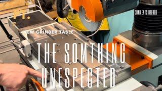 First time bed table grinding with surprise - Surface Grinder Shop Made Table - Part 7