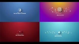 Introducing Social Networks (After Effects template)