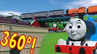 TOMICA Thomas and Friends 360º: Trainspotting at the Three Way Road