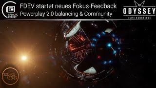 Elite Dangerous: Fokus-Feedback wieder da - Powerplay 2.0 Balancing - Verrückte Reise II läuft