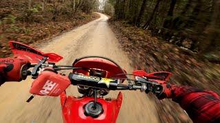 This XR650R is TOO FAST!