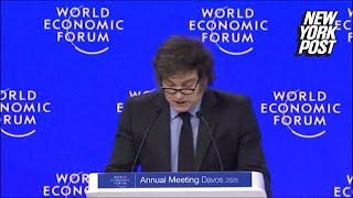 Argentina President Javier Milei gives special address at 2025 World Economic Forum (FULL SPEECH)