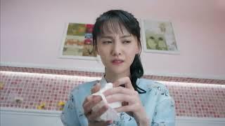 Cute chinese lady explosive diarrhea on toilet