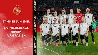 Stimmen zum 1:2 gegen Australien