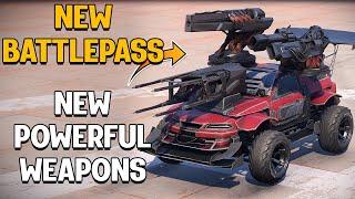 Crossout's New Battlepass Overview & Testing Everything!