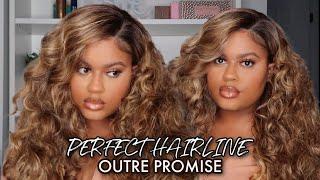 NEW! OUTRE PERFECT HAIRLINE PROMISE - my first synthetic wig review of 2022 | Courtney Jinean