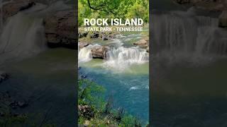 Waterfalls of Rock Island State Park in beautiful Tennessee #tennesseewaterfalls #waterfalls