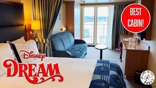 BEST Disney GTY Cabin! / HUGE Disney Dream Deluxe Family Oceanview Stateroom with Veranda / 6136