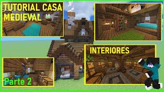 ¡Cómo construir una CASA en MINECRAFT! / INTERIORES / +descarga #minecrafttutorial #minecrafthouse