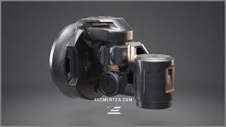 Hard Surface Clean Topology Workflow / 3D Modeling Timelapse