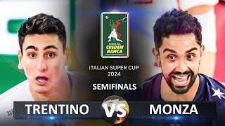 Semifinals of Italian Super Cup 2024 | Itas Trentino vs Vero Volley Monza