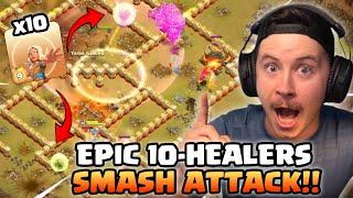 10-Healer SMASH is the NEW META in $20,000 Tournament (Clash of Clans)