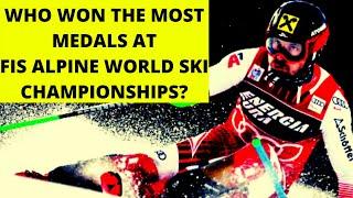 Top 10 Alpine Ski Racers (Men) Ever - FIS Alpine World Ski Championships medalists (1931-2019)