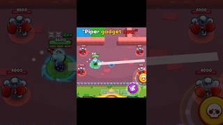 Piper Gadget Now Vs Then #brawlstars #shorts #fypシ゚viral #fyp