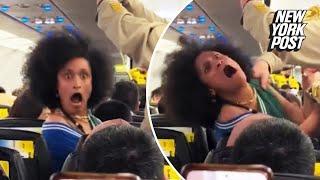 WATCH: Woman goes absolutely nuts as she’s dragged off Spirit Airlines flight in cartoonish meltdown