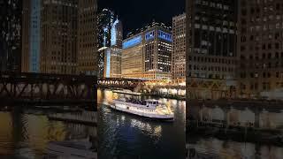 falling in love with chicago ️ over and over again  chicago riverwalk nights  #dreamtravell