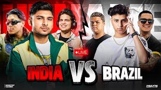 INDIA  vs BRAZIL  AFTER A LONG TIME  #nonstopgaming -free fire live